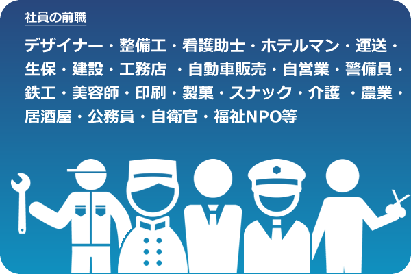 社員の前職